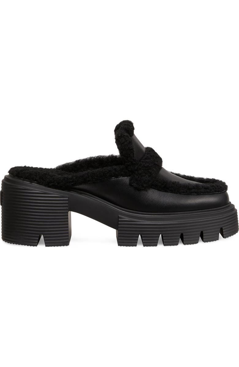 Stuart Weitzman Soho Chill Genuine Shearling Lined Mule, Alternate, color,