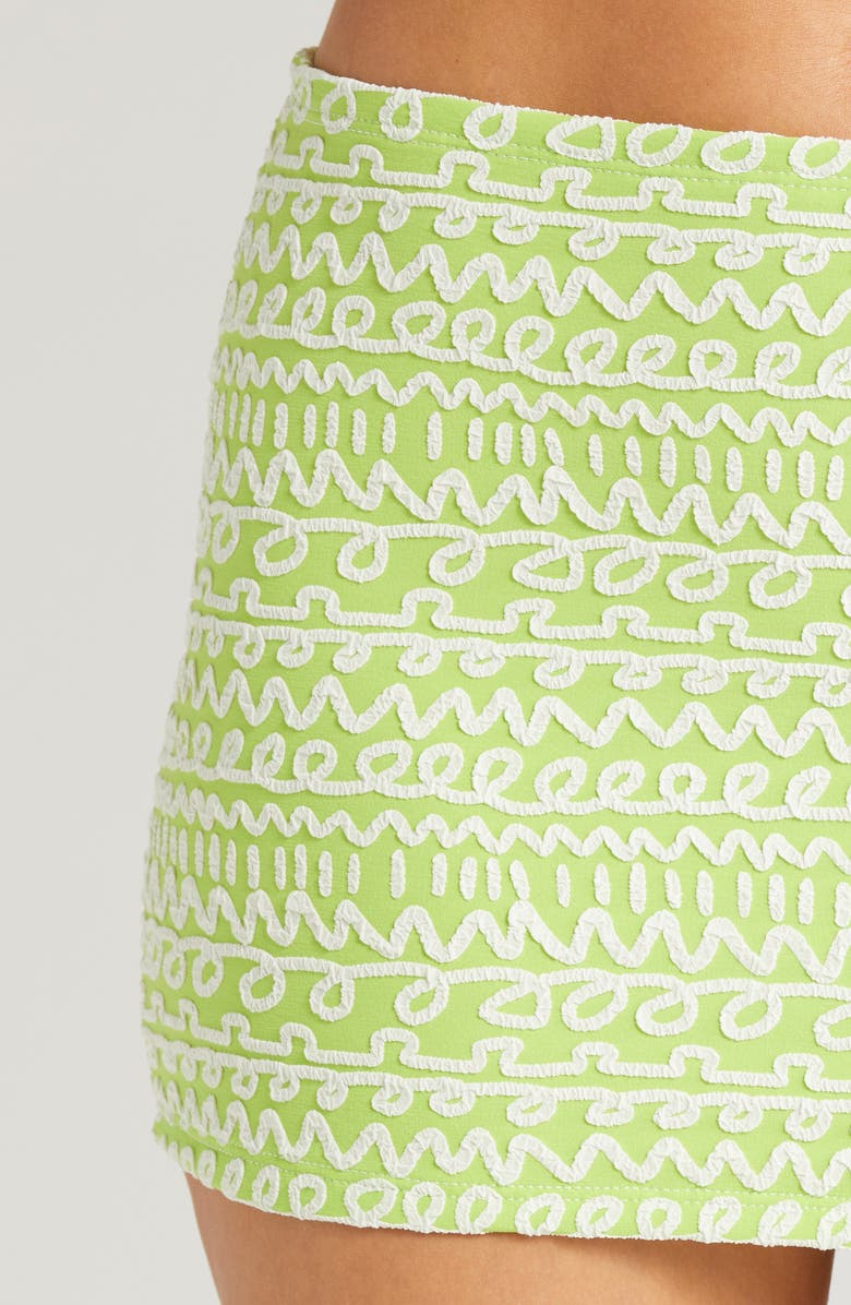 MONTCE Cover-Up Miniskirt, Alternate, color, Lime Icing