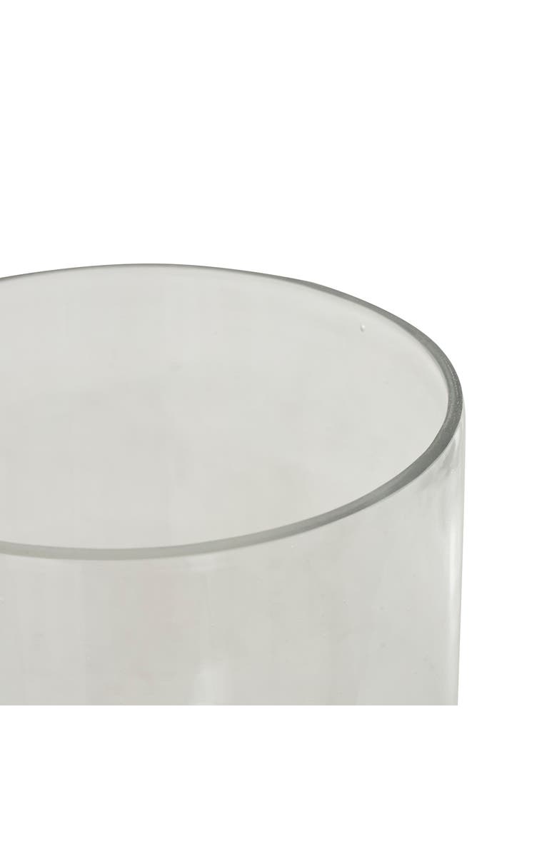 GINGER BIRCH STUDIO Glass Candleholder, Alternate, color, Clear