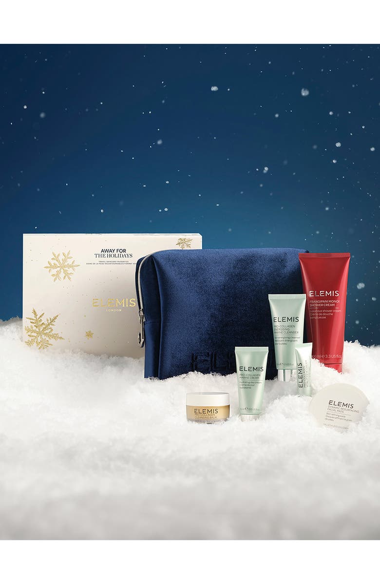 Elemis Away for the Holidays Travel Skin Care Favorites Set $188 Value, Alternate, color,