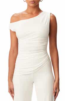Naked Wardrobe Smooth One-Shoulder Top