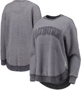 PRESSBOX Women's Pressbox Navy Auburn Tigers Ponchoville Pullover Sweatshirt