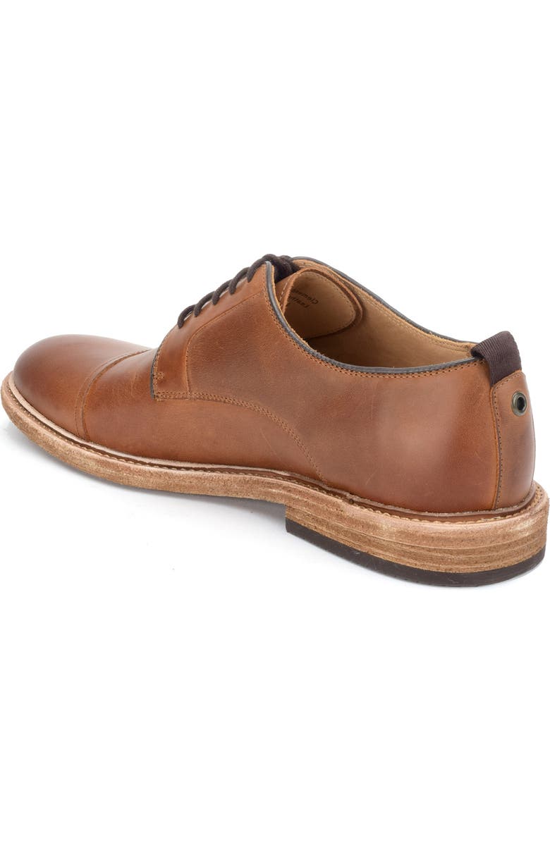 Warfield & Grand Clement Cap Toe Derby, Alternate, color, Cognac