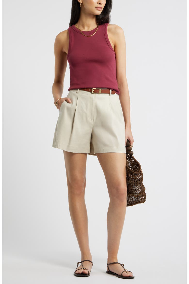 Everyday Cotton Rib Tank, Alternate, color, BURGUNDY RHODE