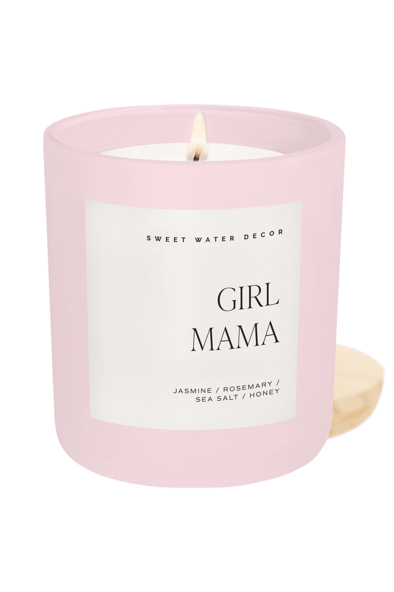 Girl Mama 15 oz Soy Candle, Main, color, Girl Mama