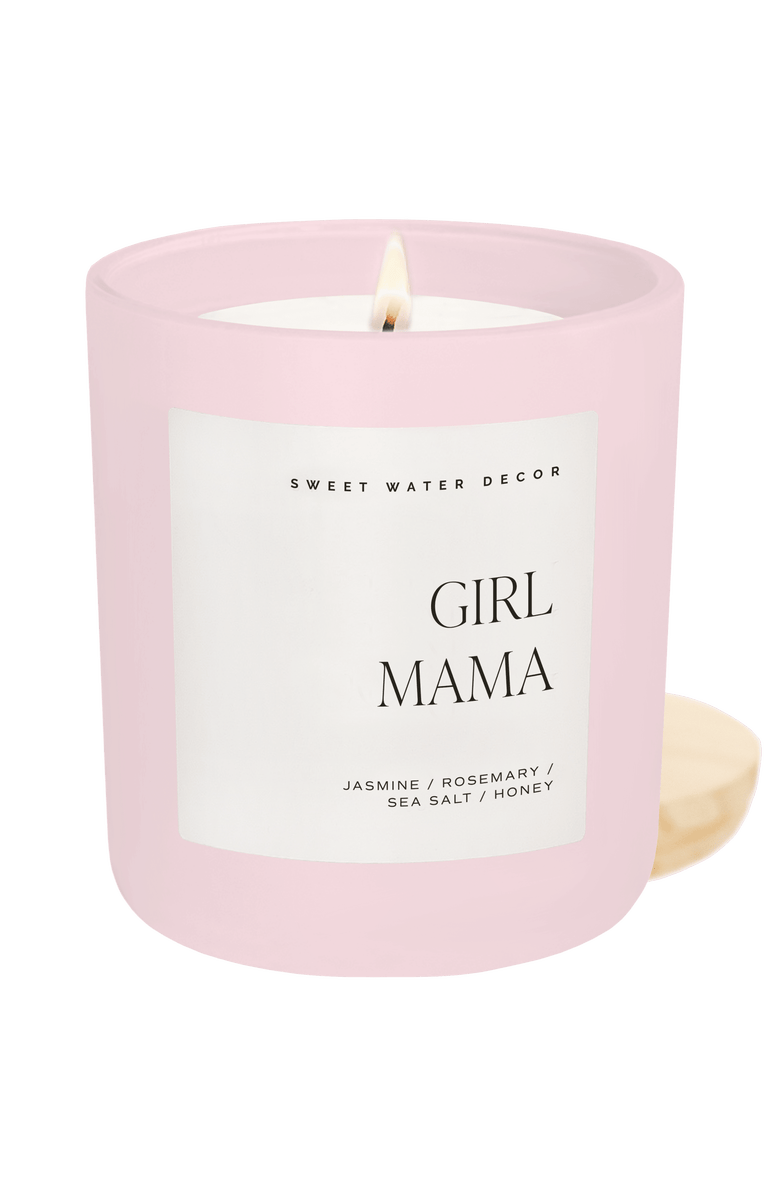 SWEET WATER DECOR Girl Mama 15 oz Soy Candle, Main, color, Girl Mama