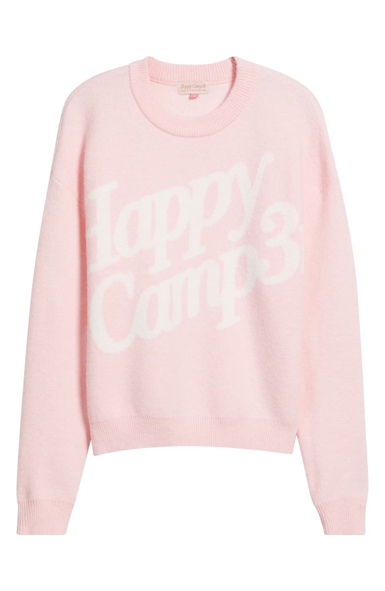 HAPPY CAMP3R Rosemilk Blair Sweater, Alternate, color, Light Pink