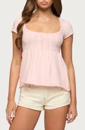 EDIKTED Ulyana Babydoll Top