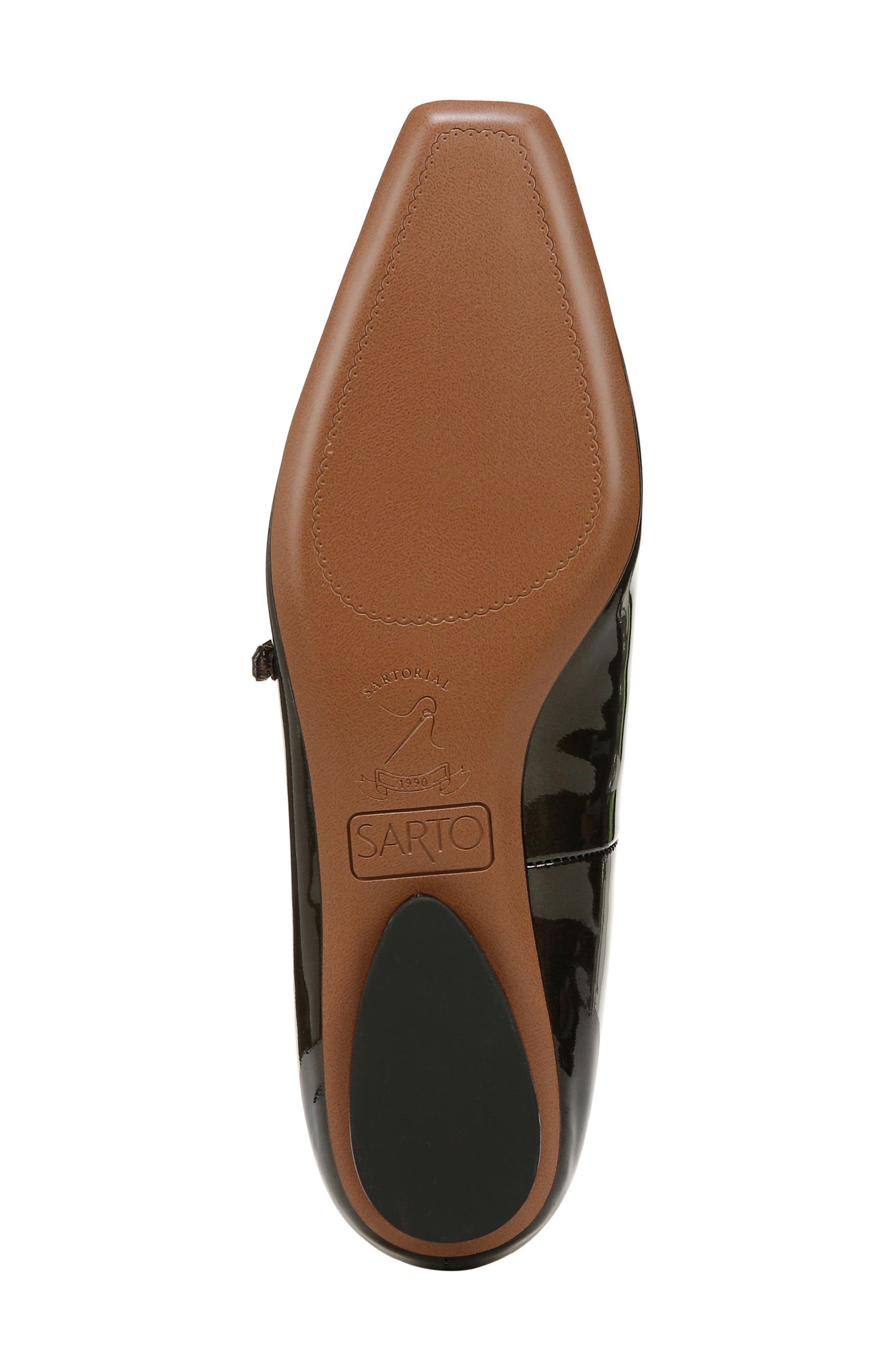 SARTO by Franco Sarto Carmela Square Toe Mary Jane Flat, Alternate, color, Grey