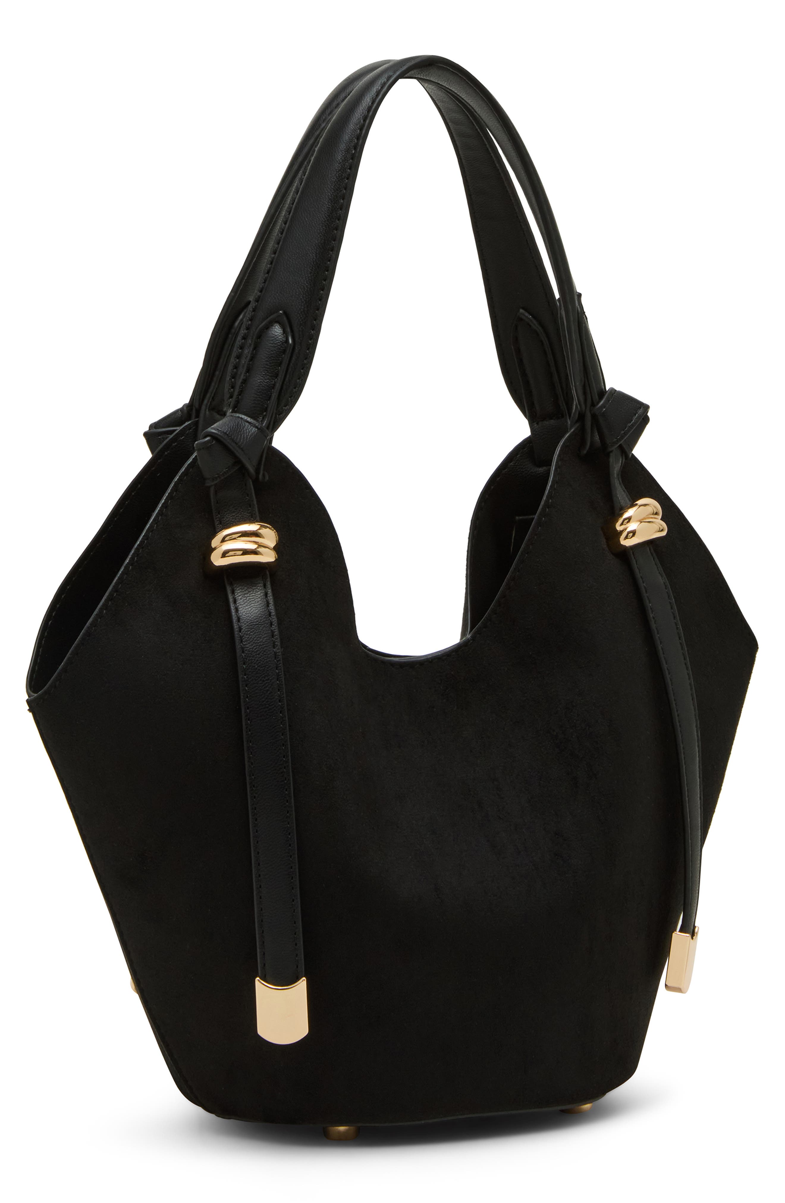 Anne Klein Midi Tote Bag, Alternate, color, Black