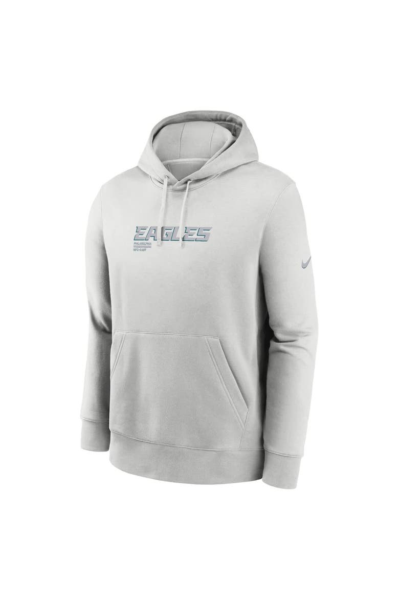 Men's Nike Gray Philadelphia Eagles Edge Pack French Terry Club Pullover Hoodie, Alternate, color, Gray