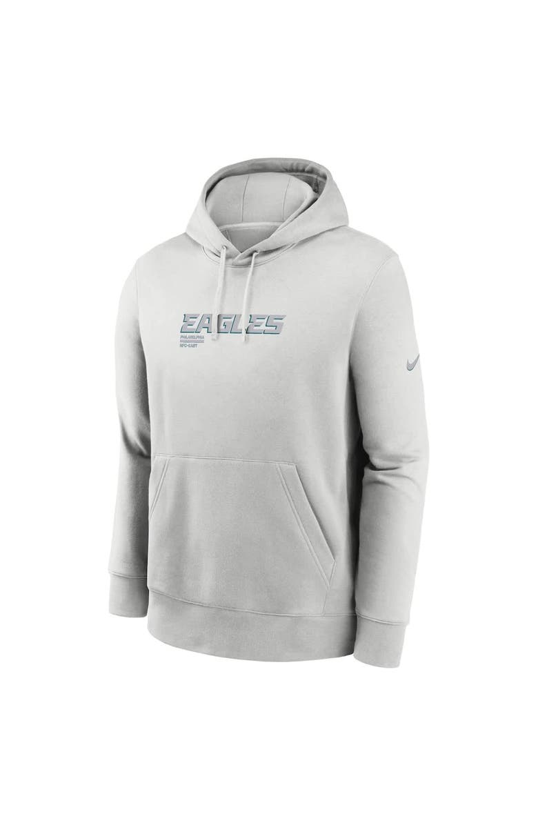 Nike Men's Nike Gray Philadelphia Eagles Edge Pack French Terry Club Pullover Hoodie, Alternate, color, Gray