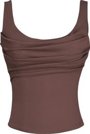 HOUSE OF CB The Drape Neck Corset Top