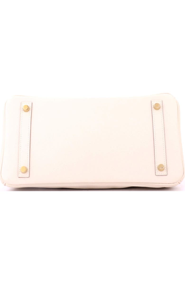 Pre-Owned Hermes Birkin Handbag Light Epsom with Gold Hardware 30, Alternate, color, Craie