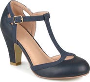 Journee Collection JOURNEE Olina T-Strap Pump - Wide Width