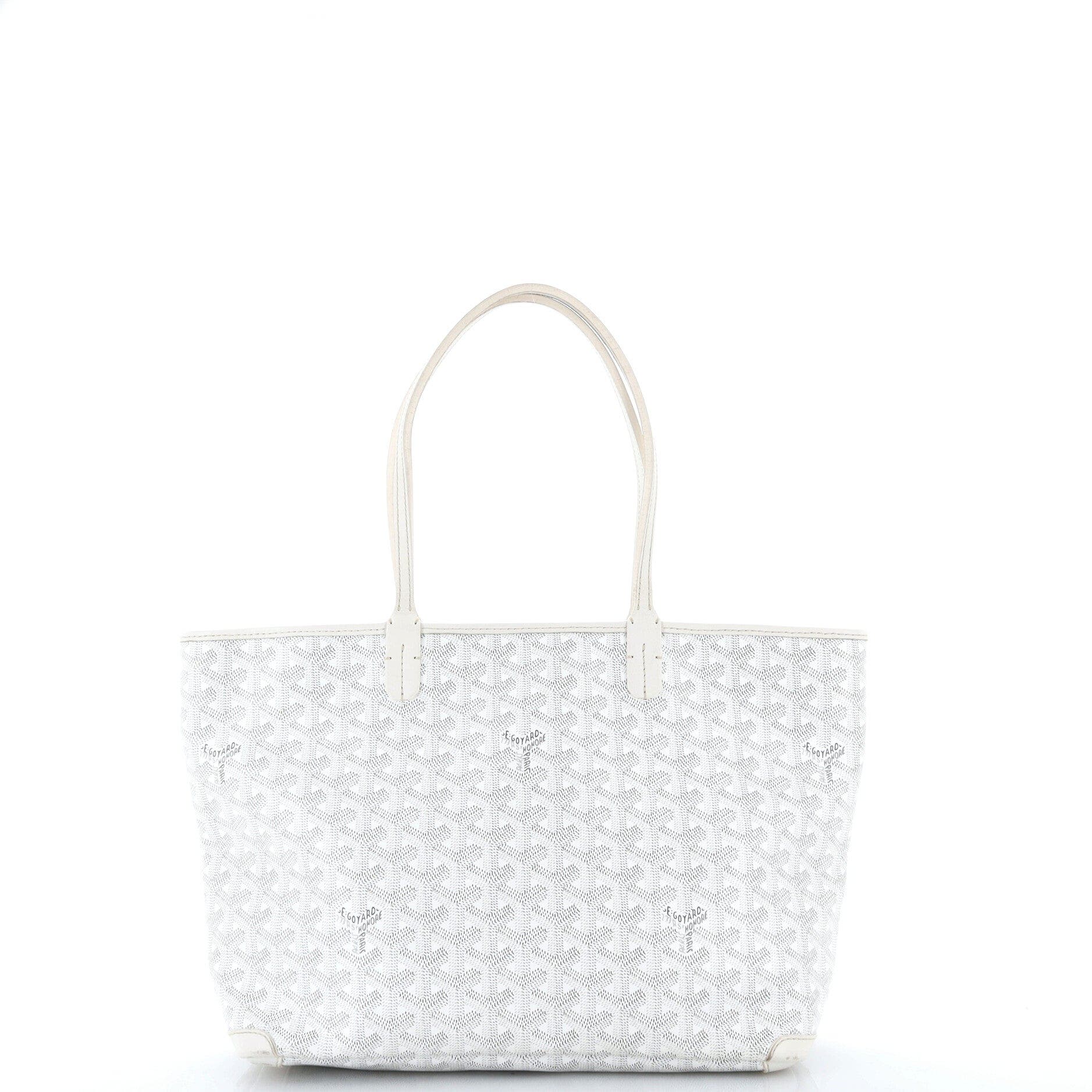 Artois Tote Coated Canvas PM, Alternate, color, White