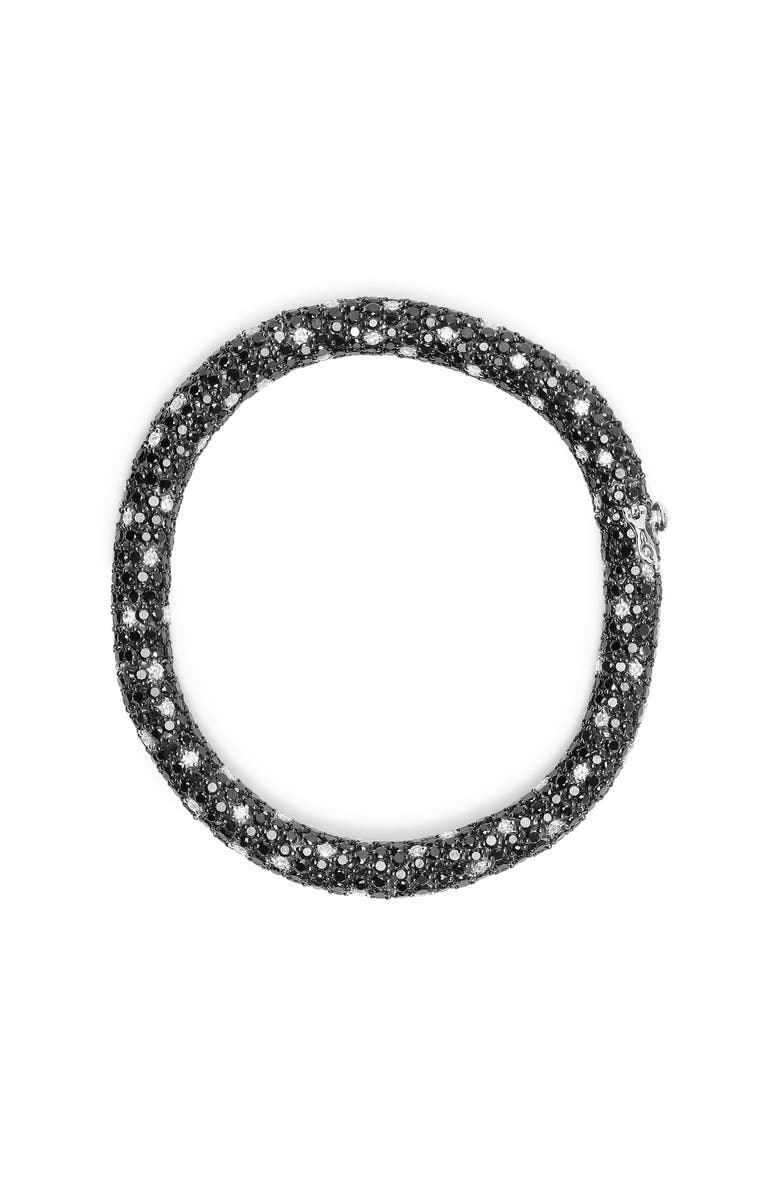 Haus of Brilliance 18K Gold 20.0 Cttw Diamond Eternity Snake Skin Tennis Bracelet, Alternate, color, White