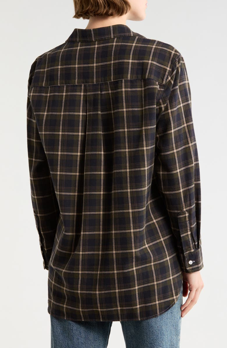 Frank & Eileen Joedy Plaid Cotton Button-Up Shirt, Alternate, color, Charcoal Grey Linen