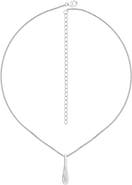 Lucy Quartermaine Skinny Drip Pendant Necklace