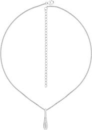 Lucy Quartermaine Skinny Drip Pendant Necklace
