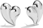BaubleBar Better Together Heart Stud Earrings