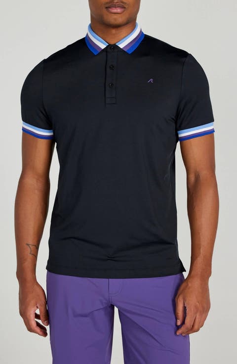 Curtis Tipped Performance Golf Polo