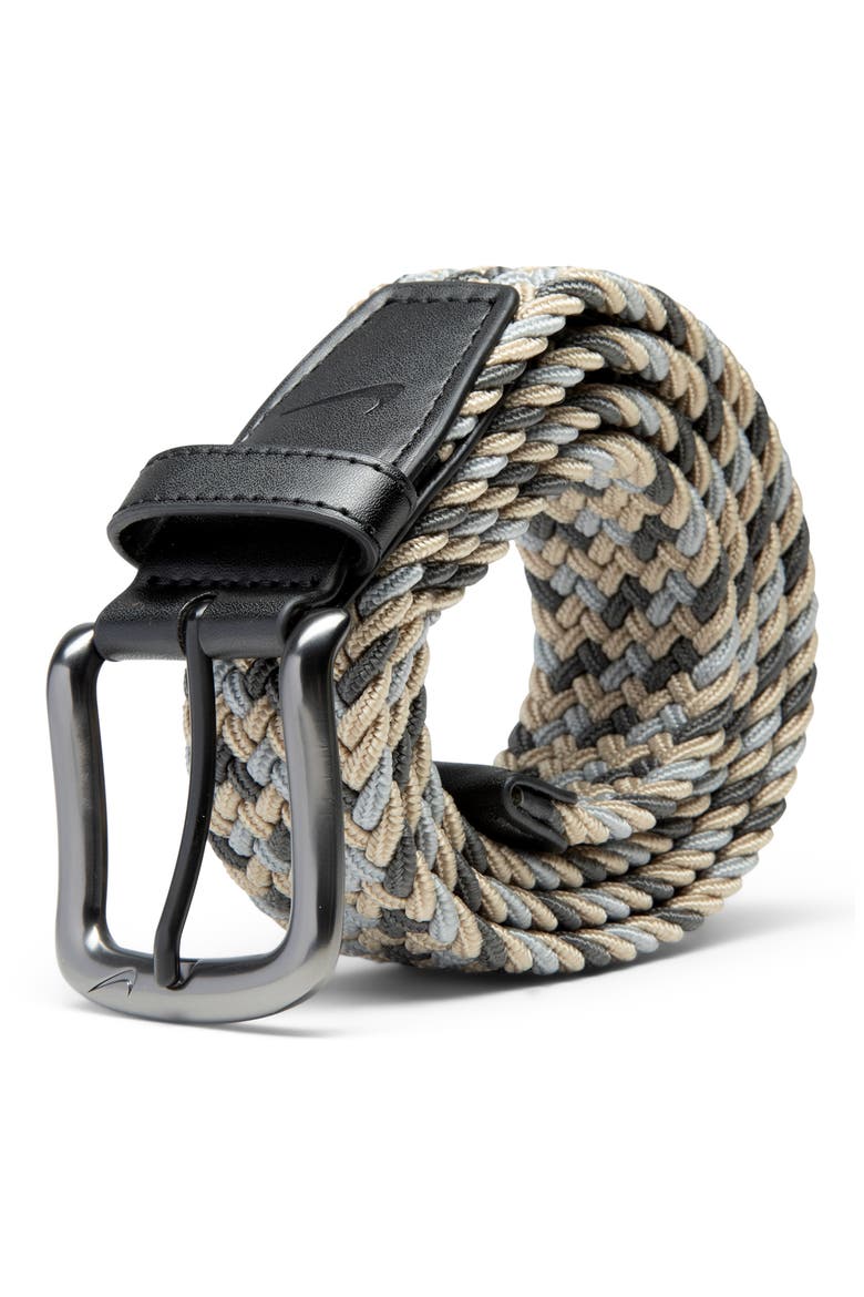 Stretch Woven Belt, Alternate, color, KHAKI MULTI