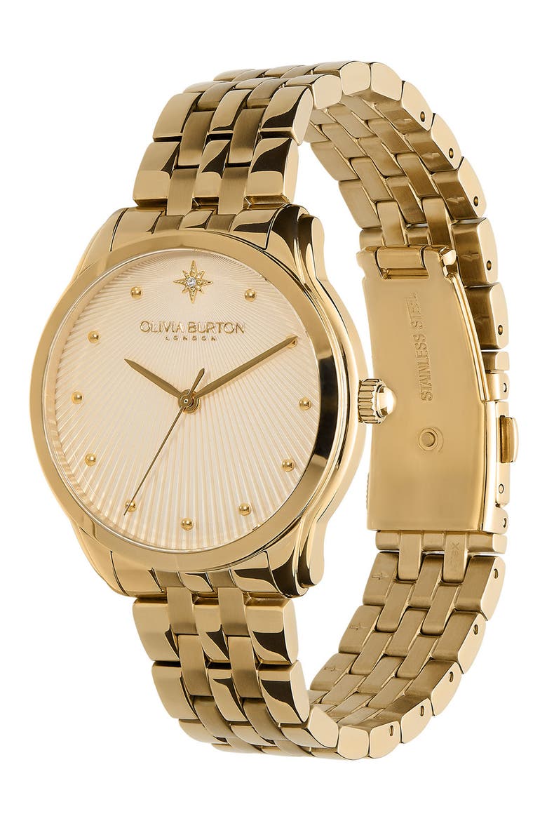 Celestial Starlight Bracelet Watch, 36mm, Alternate, color, GOLD
