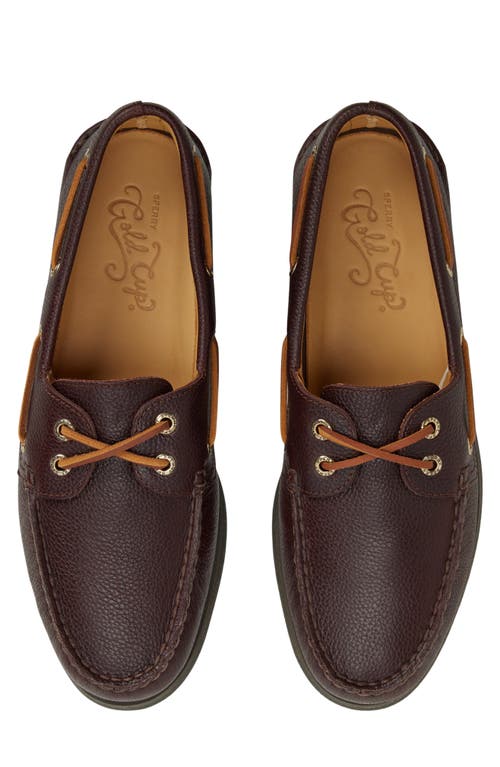Sperry Gold Cup Authentic Original 2-eye Boat Shoe In Brown