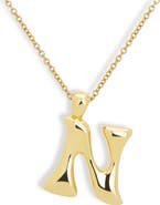 MOD + JO Blake Bubble Letter Pendant Necklace