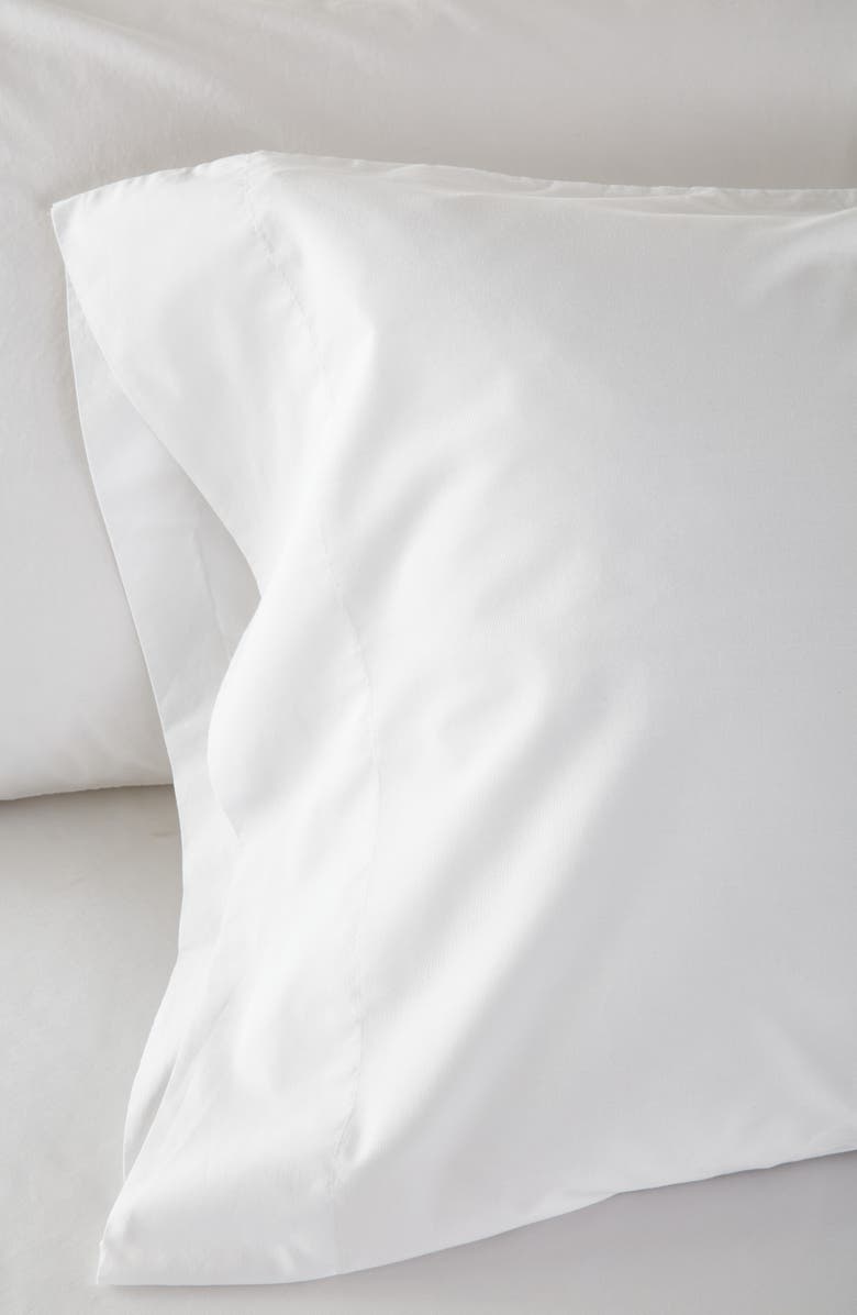 Nordstrom Organic Cotton Percale Pillowcases, Alternate, color, White