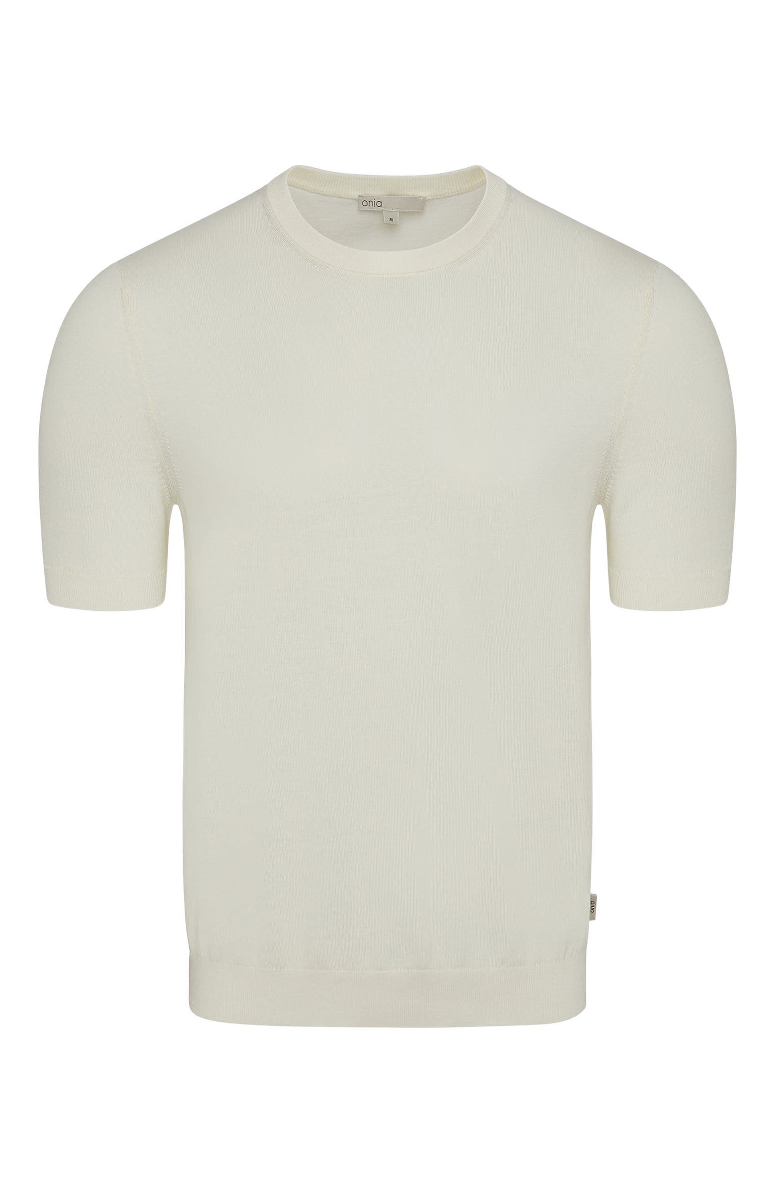 Mercerized Cotton Knit Tee - image 2