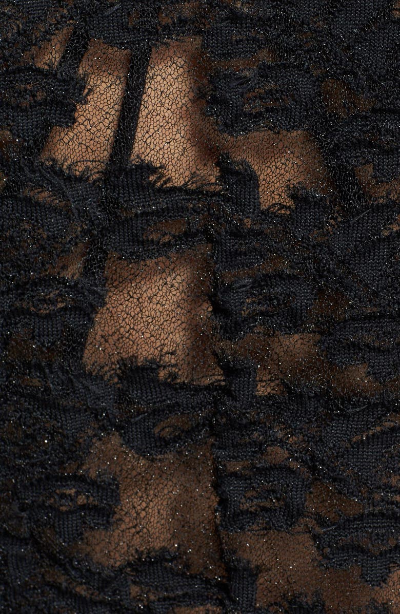 Free People Floral Textured Sheer Pullover, Alternate, color,