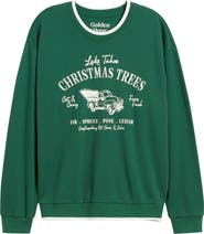 GOLDEN HOUR Holiday Tree Farm Graphic Sweatshirt