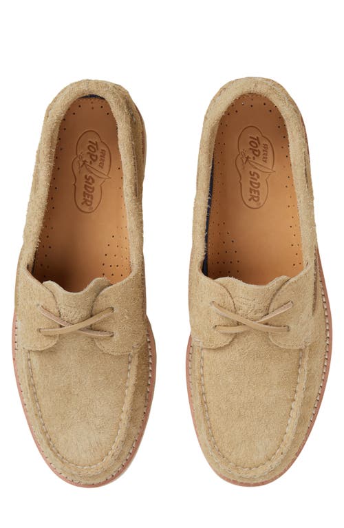 Sperry Authentic Original 2-eye Ripple Boat Shoe In Sand