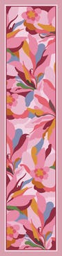 Jessie Zhao New York Petal Mirage Oblong Silk Scarf