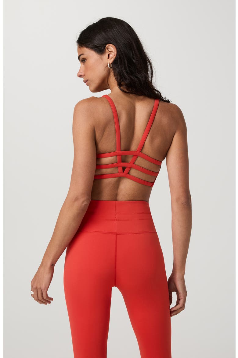 Yosemite Sports Bra, Alternate, color, CRIMSON
