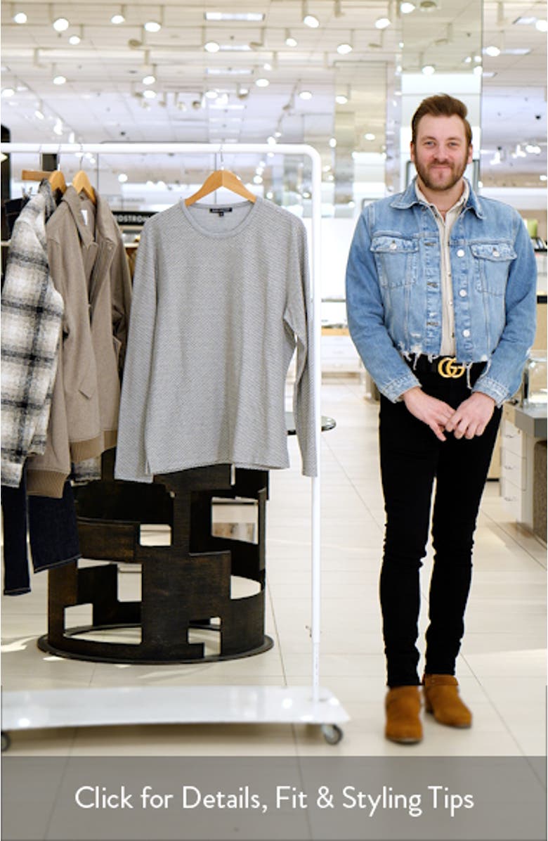 Vandura Textured Crewneck Sweatshirt, sales video thumbnail