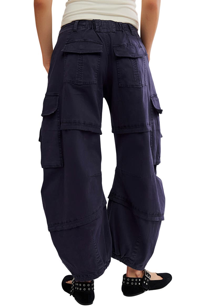 Reef Curved Cargo Twill Pants, Alternate, color, BLACK