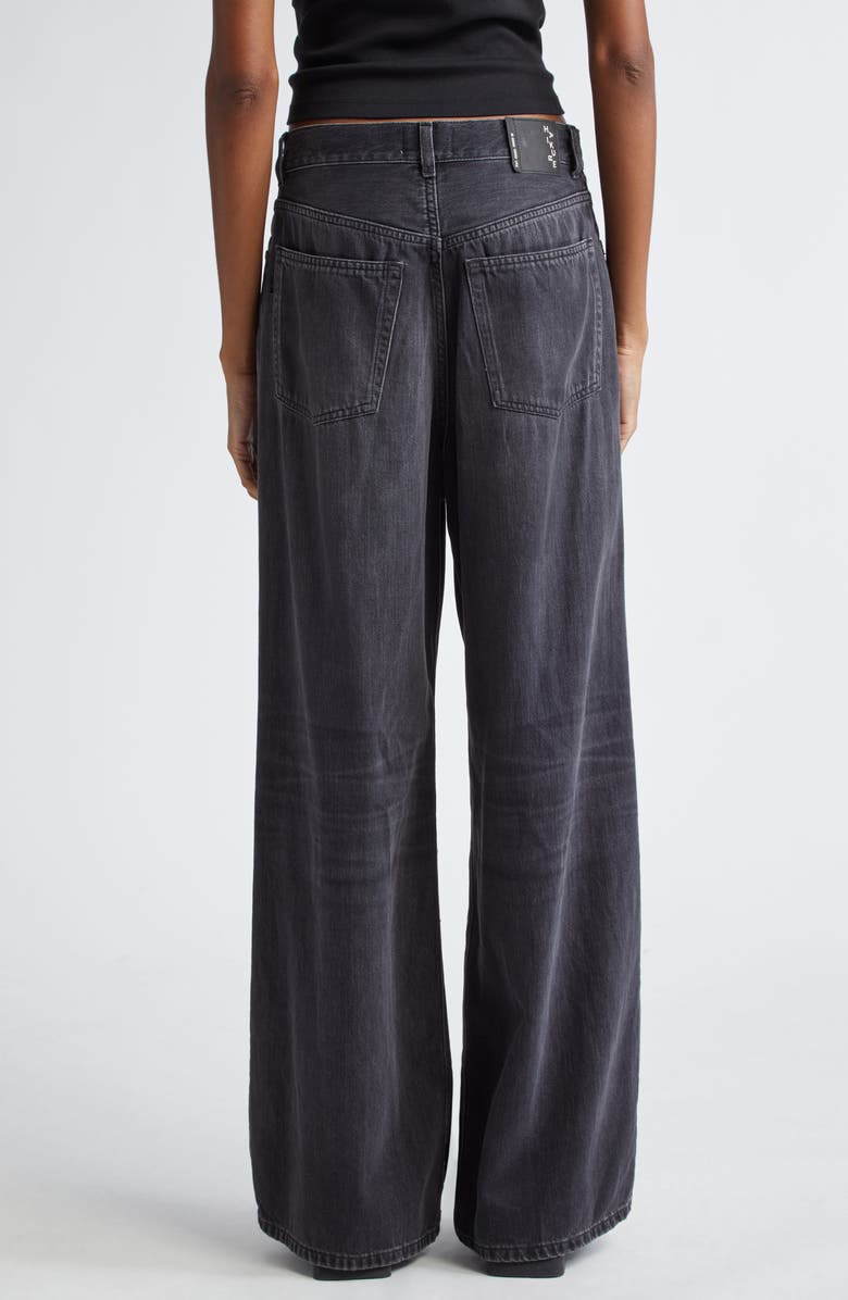 Haikure Candy Pleated Wide Leg Jeans, Alternate, color, 