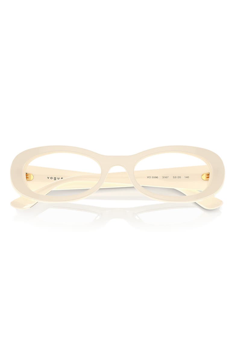 VOGUE 53mm Oval Optical Glasses, Alternate, color,