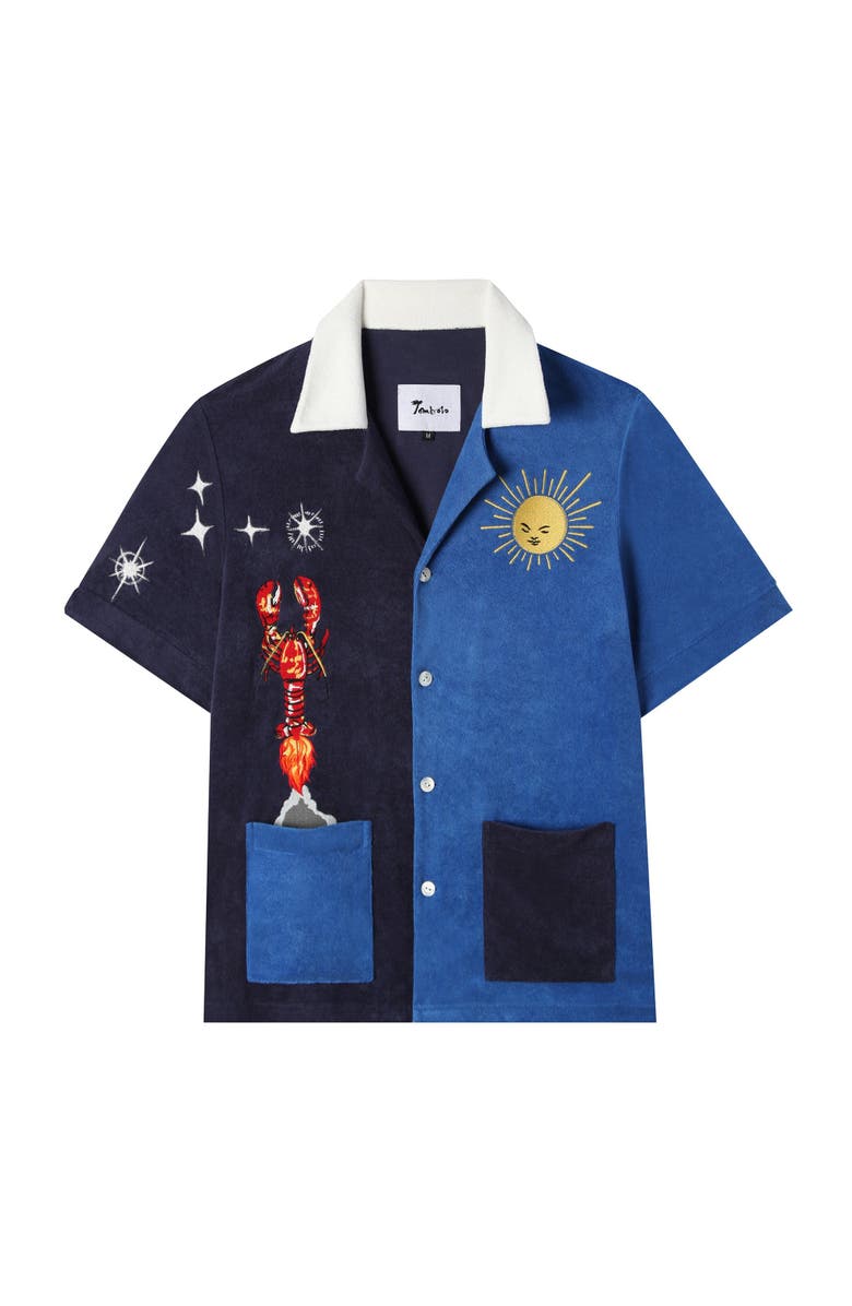 Tombolo 'Rocket Lobster' Cabana, Alternate, color, Blue