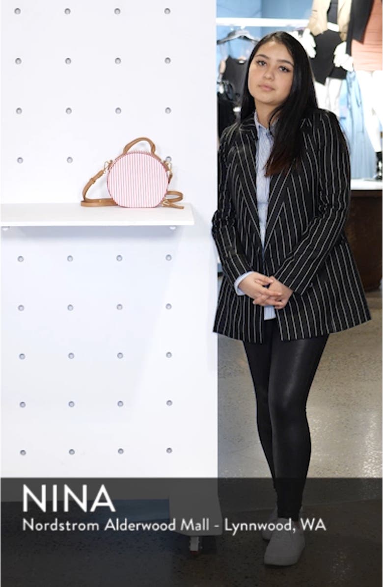 Semi Round Faux Leather Bag, sales video thumbnail