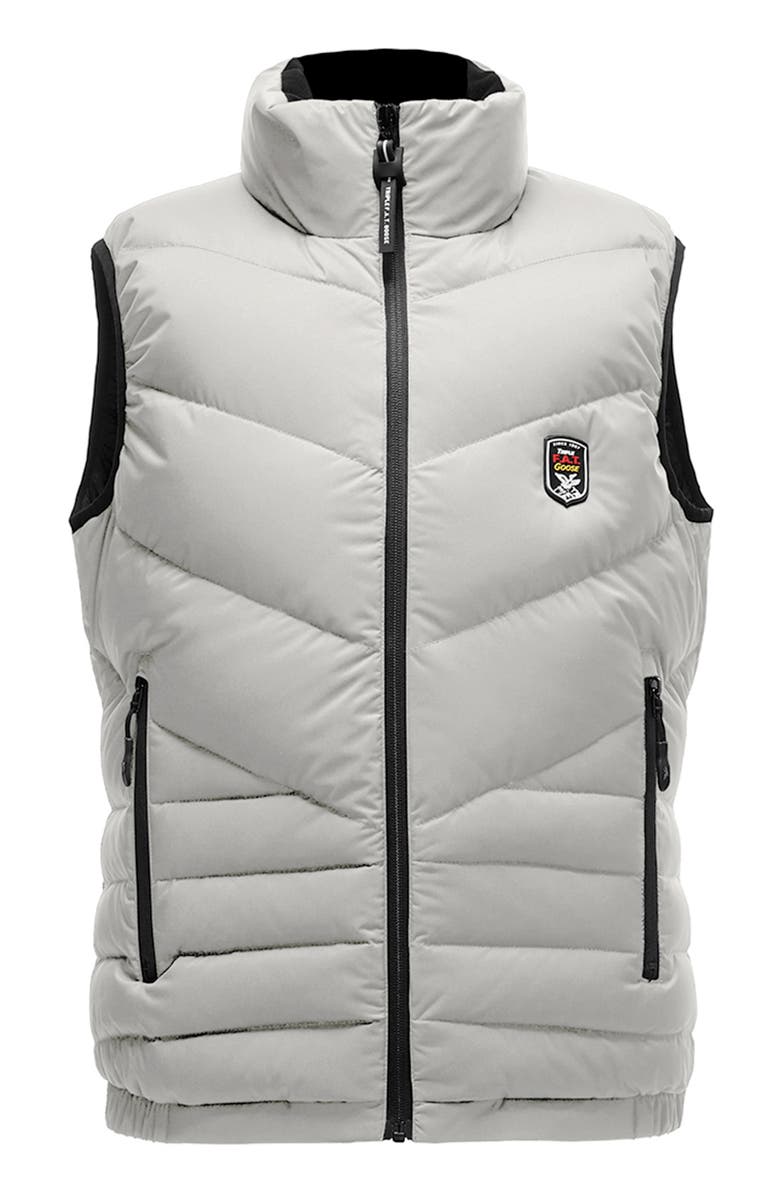 Triple F.A.T. Goose Andrus Men's Puffer Down Vest, Alternate, color, Quiet Grey