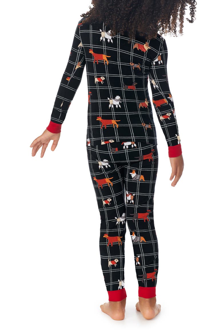 BedHead Kids' Fitted Two-Piece Pajamas, Alternate, color, SWEATER WEATHER