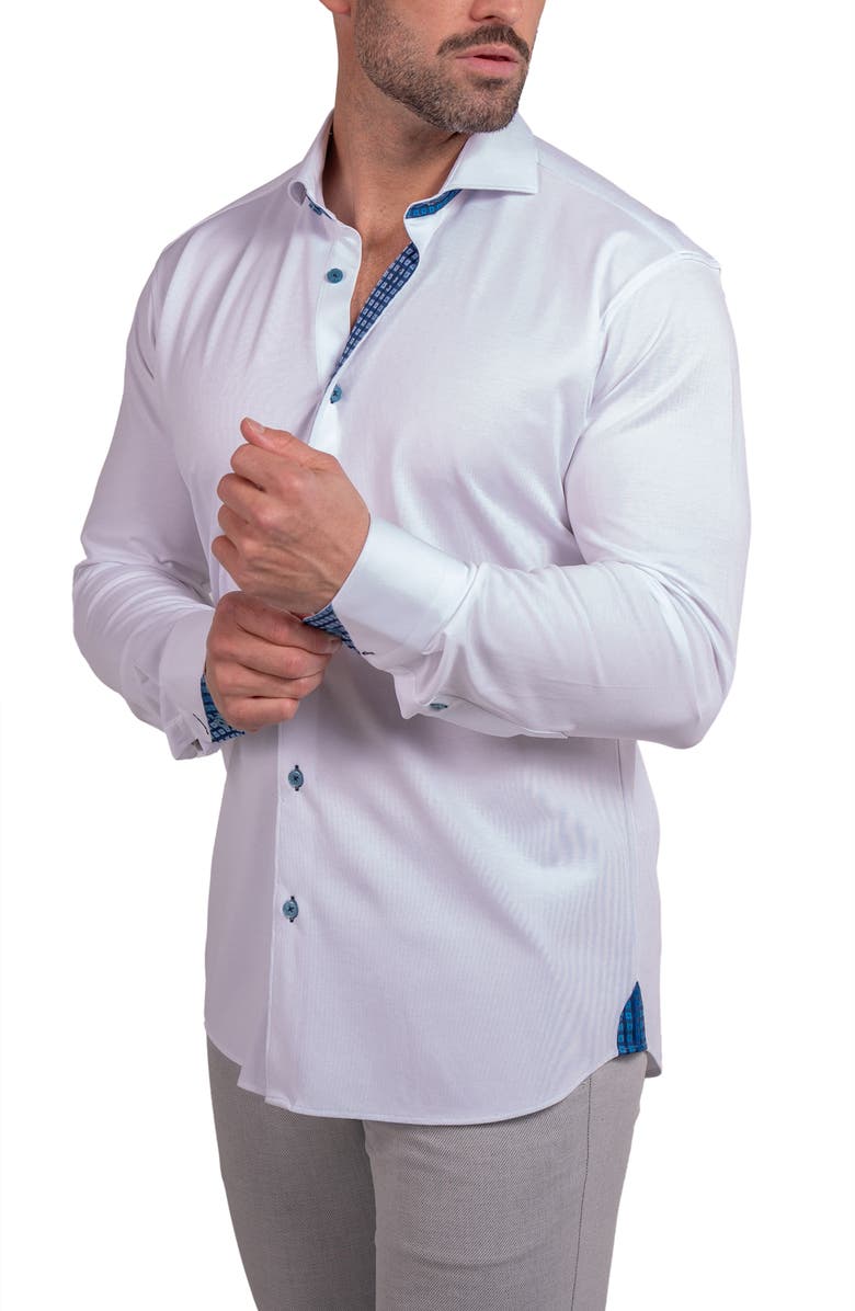 Maceoo Einstein Stretch Ascension Contemporary Fit Button-Up Shirt, Alternate, color, 