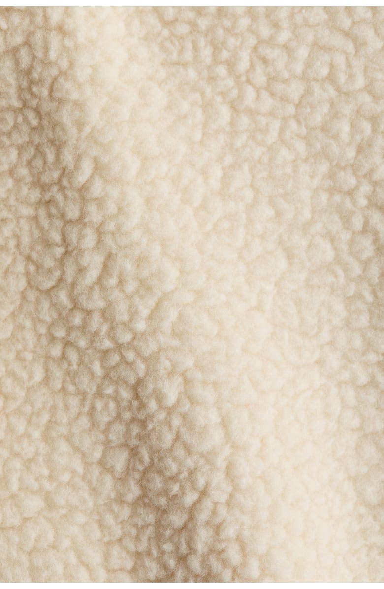 H&M Teddy Jacket, Alternate, color, Light Beige