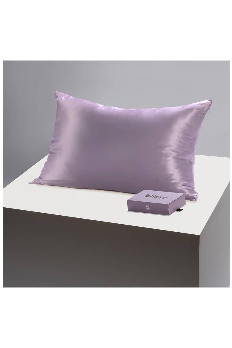 Mulberry Silk Pillowcase, Alternate, color, LAVENDER