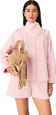 maje Shirt with removable scarf