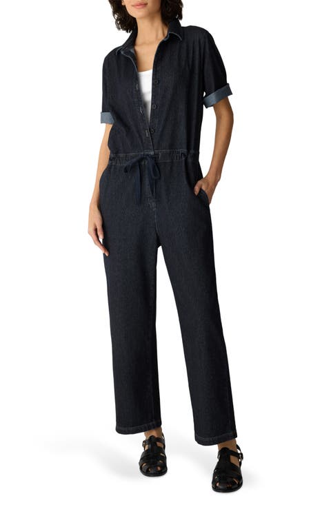 Organic Cotton Stretch Ankle Jumpsuit